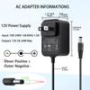 12V Power Supply 2A 12 Volt AC Adapter 100-240v 50-60hz Switching Adapter with 5.5 x 2.1mm DC Plug and 8 Tips Power Cord for LED Strip Light, CCTV Camera, Router, BT Speaker DC12V Transformer 1.5m view 2