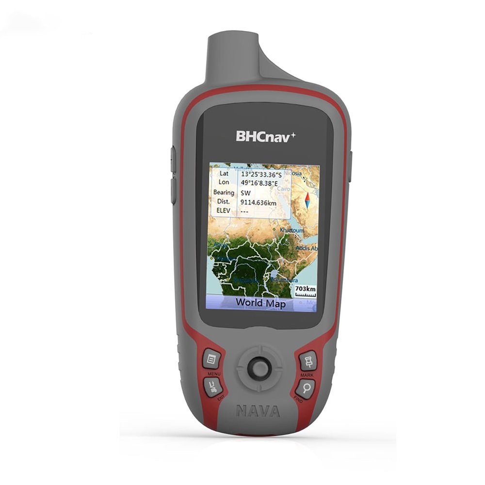 NAVA F60 Handheld GPS Navigation Survey Device, Handheld GPS for Hiking, High Performance Handheld GPS Topografia,Fully Featured with 3-axile, Electronic Compass, Barometric Altimeter and Thermometer