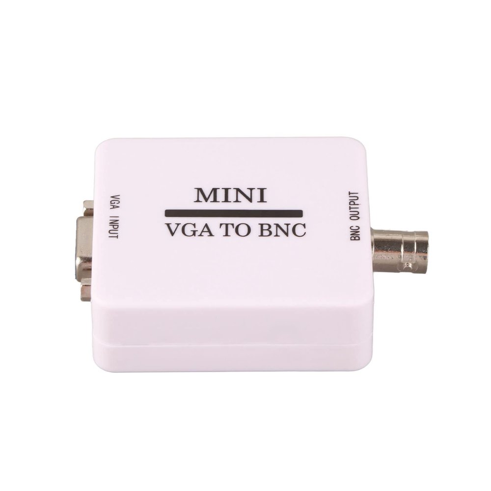 lyrlody VGA to BNC Video Converter Adapter, 1920 x 1080@60hz Video Adapter, Compact & Lightweight, Suitable for HDTV, TVs