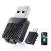 2-in-1 Wireless CarPlay & Android Auto Adapter, Mini USB Design for Cars with Built-in Wired Apple CarPlay 2025 Upgrade Plug & Play CarPlay Dongle Converts Wired CarPlay to Wireless, Fast Auto-Connect view 1