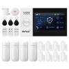 Clouree Home Security System Alarm System for Home Security Touch Screen WiFi Wireless Home Alarm 21 Piece Kit with Siren PIR Motion Sensor Remote Controls Security Systems for House view 1