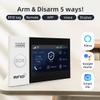 Clouree Home Security System Alarm System for Home Security Touch Screen WiFi Wireless Home Alarm 21 Piece Kit with Siren PIR Motion Sensor Remote Controls Security Systems for House view 2