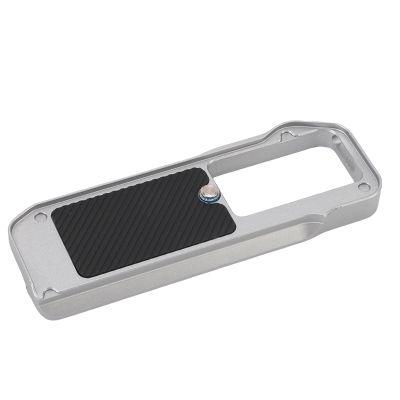 Yosoo Metal Camera Storage Case Base Board Light Robust (Silver)