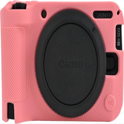R50 V Camera Case, BMAOLLONGB Fullbody Thin Lightweight Silicone Camera Skin Body Rubber Cover Case for Canon Eos R50 V R50V (Pink)