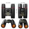 30X60 Folding Binocular, Mini Real Magnification 10X Binocular,Multi Green Coated Pocket Telescope for Bird Watchin view 2