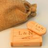 4GB Personalized Engraved Wood USB Flash Drive with USB Box  Custom Memory Stick 3.0, Pen Drive, Jump Drive for Photographers, Wedding Gift, Christmas, Birthdays (Light Wood) view 2