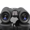 Binoculars 10x42, Large Eyepiece Binoculars, High Transmittance Telescope Low Light Level Night Vision, Roof Prism, Wate view 3