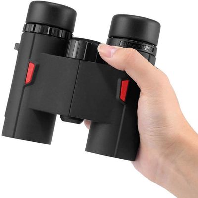 Compact Binoculars with Adults Kids, 8X32 HD Low Light NightBinocular for Bird Watching, Camping, Hunting, Sports, Trave