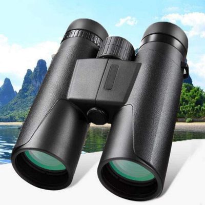 Binoculars for Adult, 10X42 HD Portable Large Field of View Waterproof Telescope Straight Outdoor Hunting-Coated BA