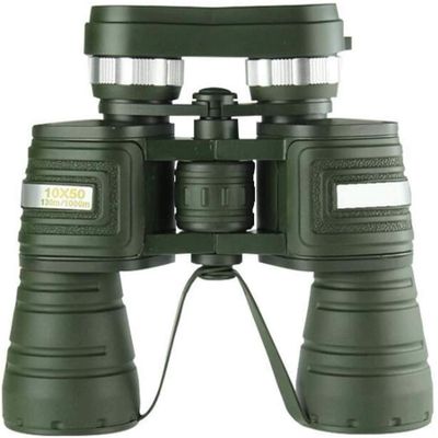 1050 Binoculars,Green Film Large Wide Angle Outdoor TelescopeHunting Sightseeing Mirror