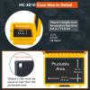 Lykus HC-3010 Waterproof Hard Case with Customizable Foam Insert, Interior Size 11.81x7.87x4.72 in, Suitable for Pistol, Camera, Lens, Drone, Mic, Flashlight, Electronics, Tools, and More view 3