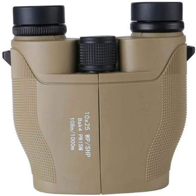 10X25 Compact Binoculars for Adults, Lightweight Binoculars for Birds Watching Hunting Sports Phase Coated Bak-4 Prisms