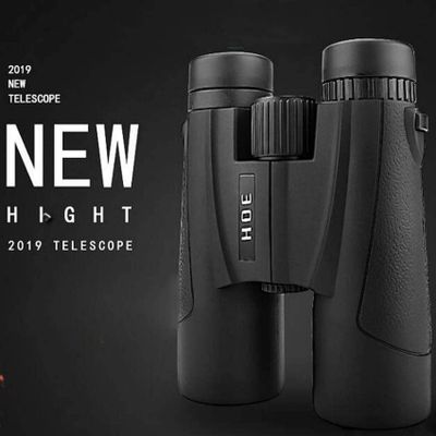 10x42 Ultra Wide-Angle Binoculars Telescope, Professional Bak4 High Transmittance Telescope Waterproo, AdjustableDiffere