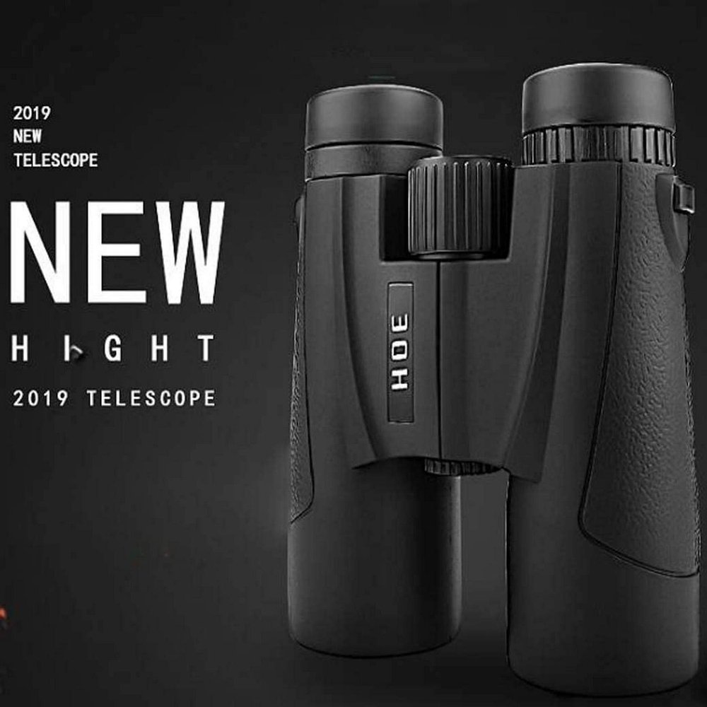 10x42 Ultra Wide-Angle Binoculars Telescope, Professional Bak4 High Transmittance Telescope Waterproo, AdjustableDiffere