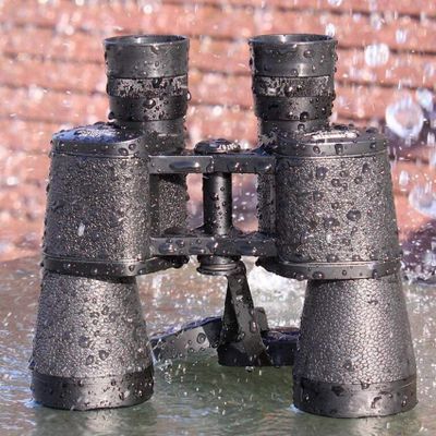 10X50 Metal Binoculars, HD Wide Angle Durable Nitrogen-Filled Waterproof Binoculars Vibration Protection for Birds Watch
