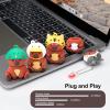 BORLTER CLAMP USB Stick 4Pcs 16GB Cute Flash Drive Capybara Animal Memory Stick Novelty Flash Drive Pendrive Thumb Drive Gift for Students and Children view 4
