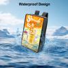 21.5 Inch Touchscreen Advertising Backpack, 1000nits High Brightness LCD Screen Backpack, IP65 Waterproof Digital Signage Backpack with USB/App/CMS Input for Auto Playback, Split Screen, Android 11OS view 2