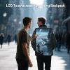 21.5 Inch Touchscreen Advertising Backpack, 1000nits High Brightness LCD Screen Backpack, IP65 Waterproof Digital Signage Backpack with USB/App/CMS Input for Auto Playback, Split Screen, Android 11OS view 3