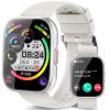 aycy Smart Watch for Men Women Bluetooth Call, 1.85" HD Touch Screen Fitness Watch with Sleep Heart Rate Monitor, 112+ Sports Modes, IP68 Waterproof Activity Trackers for Android iOS, Beige view 1
