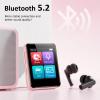 MP3 Player with Bluetooth, 32GB Portable Bluetooth MP3 Player for Kids, 1.8 inch Music Player with Speaker, FM Radio, Voice Recorder, Supports Expanded Up to 512GB(Pink) view 2