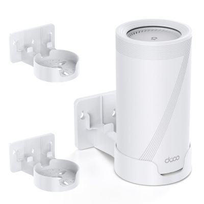 EDUP LOVE Deco Mesh Wall Mount for Deco WiFi 7 Mesh System BE63/BE75/BE85/BE95/BE10000/BE17000/BE22000/BE33000 BE Serie, Deco Mesh Wi-Fi 7 Mount Bracket Holder, Easy Installation (White, 2 Pack)