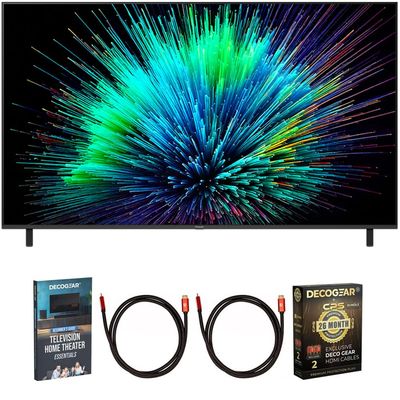 Panasonic TV-85W70BP W70 Series 85 inch LED 4K Ultra HD Smart Fire TV Bundle with 2X 6FT Universal 4K HDMI Cable, Theater Essentials and CPS Exclusive 26 Month Protection Pack BEACH-CPS-26M1500ATV
