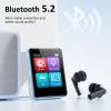 32GB MP3 Player for Kids, 1.8 inch Portable Small Music Bluetooth MP3 Player with Speaker, FM Radio, Voice Recorder, Alarm Clock, Stopwatch, Up to 512GB(Blue) view 2