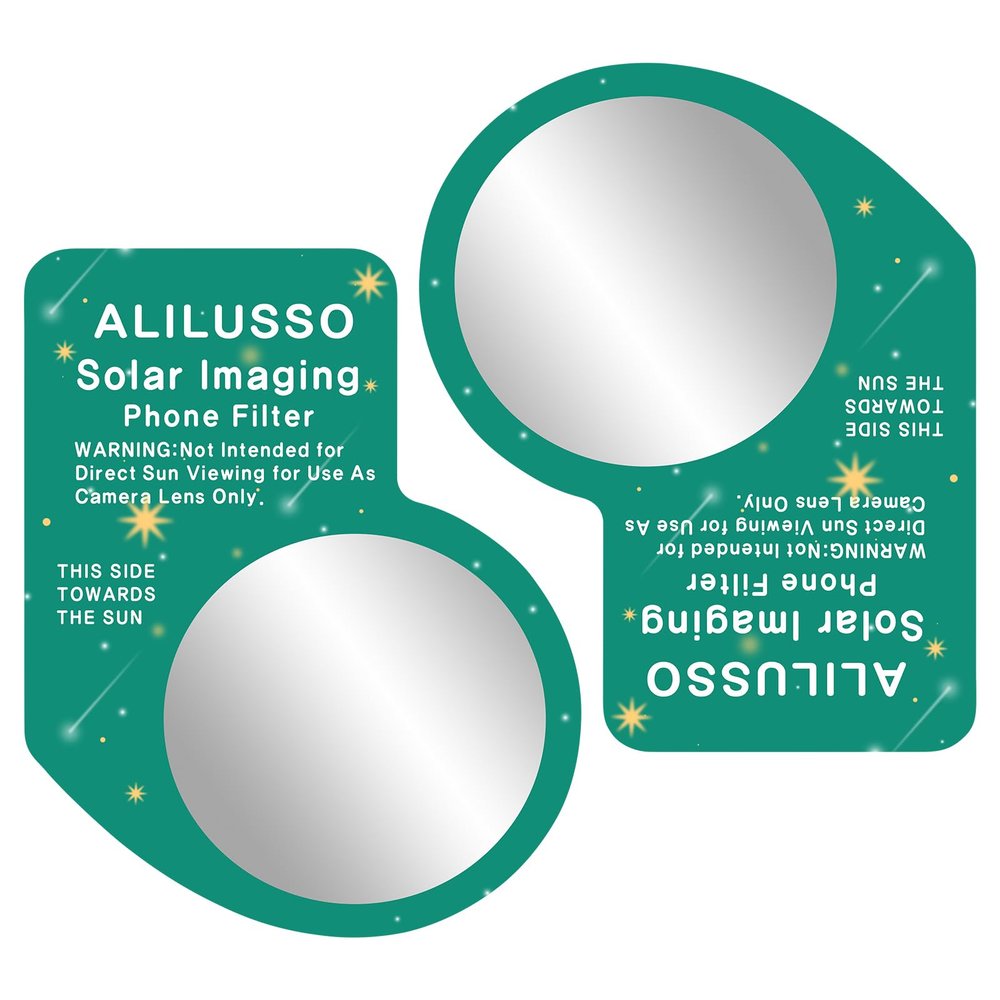 ALILUSSO Smartphone Camera Lens Filter for iPhone 16/15/14/13 Pro Max Samsung Moto Google and TCL, 2 Pack