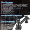 6" Swing Arm Mount Fishfinder for Fishfinders & Chartplotters 360 Rotation Universal Horizontal Mount Bracket for Garmin,for Lowrance,for Humminbird and More view 3