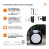 [Apple MFi Certified] iOS GPS Tracker Tag & Holder Case with Combo Cable Lock, Compatible with Apple Find My, Locking AirTag Holder for Luggage Travel Tracking, Backpack, Suitcase, Kids School Bag view 3