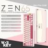 KEEBMONKEY WOBKEY Zen 65 65% Quick Release Wireless Mechanical Keyboard with RGB, CNC Aluminum Case, Hot-Swappable, VIA Support, BT/2.4G/USB-C Gaming Keyboard for Mac/Windows (Ultra Pink Gold) view 2