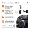 [Apple MFi Certified] iOS Tracker Tag & Holder with Combination Lock, Compatible with Apple Find My, AirTag Holder Case, GPS Tracker Luggage Lock for Travel Essentials, Suitcase, Backpack, Kids, Bag view 3