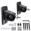 Surround Sound Rear Speaker Wall Mount, Ceiling Mount Bracket for Universal Satellite, fits Keyhole and Thread Hole with 1/4"- 20 Threads, 5mm and 4mm, Compatible with Roku, Samsung q990d & Others view 1