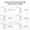 Wall Mount Kit for TP-Link Deco BE75/BE85/BE95 WiFi 7 Mesh System  Space-Saving Bracket with Cable & Power Adapter Storage, Secure & Stylish Design for Home and Office (White, 1-Pack) view 3