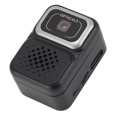 FAUOSWUK Keychain Camera, 1080P 2MP Mini Camera Digital with LCD Screen, 0.96 Inch ScreenCompact Portable Video Recorder with 64GB Card 3 Filters OTG Transfer (Black)