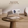 Aurzen D1 Smart Projector and 180 Adjustable Projector Stand Bundle  Home Theater Ready, -Inch Screw Compatible view 3