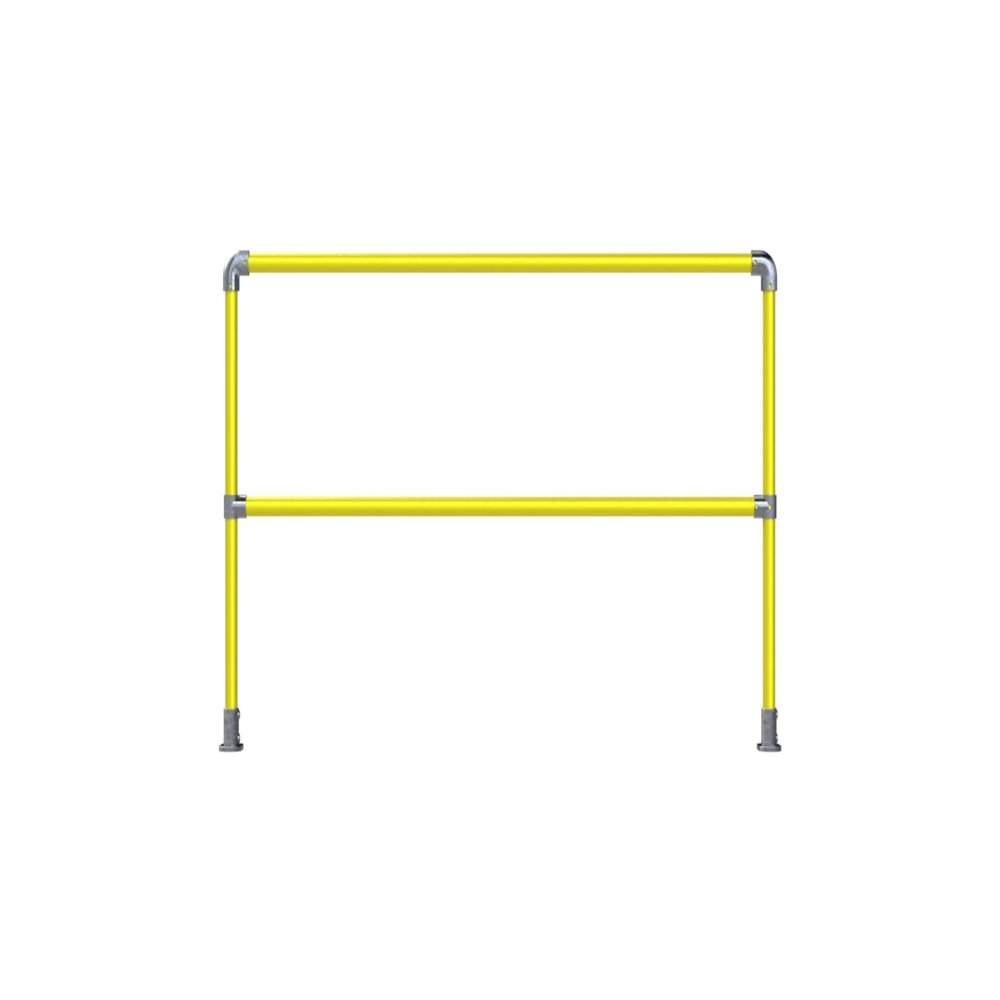 Safety Rail Co. OSHA Compliant Industrial Safety Railing Surface Mount 6 Feet