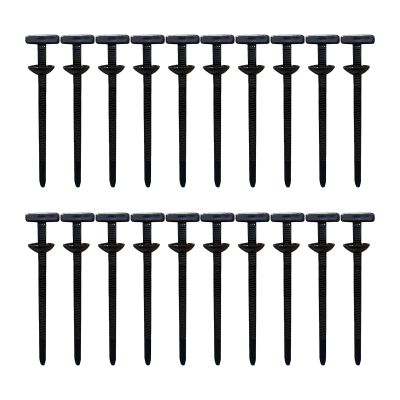 30PCS Nylon Universal Cable Tie Buckle Heavy Duty Self-Locking Zip Ties with Pin Button UV Resistant for Car Daily Fixing Bumper Trunk Lining Home Wire Bundling Emergency 3.51x0.74x0.51inch