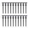 30PCS Nylon Universal Cable Tie Buckle Heavy Duty Self-Locking Zip Ties with Pin Button UV Resistant for Car Daily Fixing Bumper Trunk Lining Home Wire Bundling Emergency 3.51x0.74x0.51inch view 1