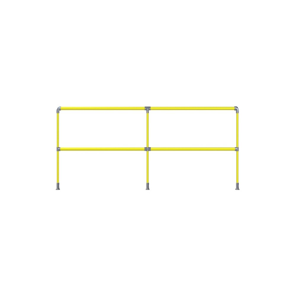 Safety Rail Co. Powdercoat Yellow Accu-Fit Express Kit (12 feet, Straight)