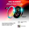 DS18 NXL-DLRING8 8 Marine LED Acrylic Spacer Ring  Waterproof Digital Light Ring for NXL & CF Series Speakers  Fits Most 8" Marine Speakers  Bluetooth App Control Compatible view 2
