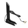 Tri-Band WiFi Antenna RP-SMA Male Connector Support 802.11 ax/b/a/ac/g 180 Adjustable Omni-Directional Antenna for PC view 4