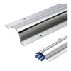 3.3' Stainless Steel Wire Guard/Raceway Cord Cover, Cable Management Hider/Protector with Screws for Home/School/Factory/Office(No.3,6pcs) view 1