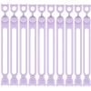 10PCs Silicone Cable Straps Cord Organizer for Bundling Earphone, Phone Charger, Computer Cords, Reusable Cable Ties Wire Organizer in Home,Office,Kitchen,School view 1