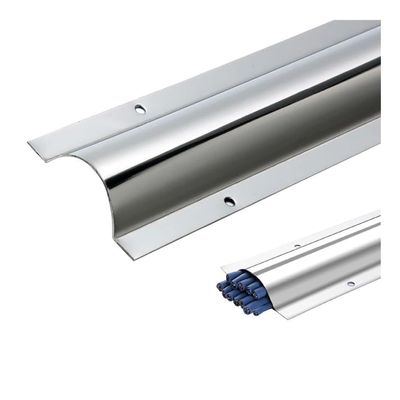 3.3' Stainless Steel Wire Guard/Raceway Cord Cover, Cable Management Hider/Protector with Screws for Home/School/Factory/Office(No.7,2pcs)