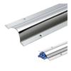 3.3' Stainless Steel Wire Guard/Raceway Cord Cover, Cable Management Hider/Protector with Screws for Home/School/Factory/Office(No.5,8pcs) view 1