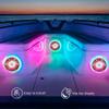 DS18 NXL-DLRING10 10 Marine LED Acrylic Spacer Ring  Waterproof Digital Light Ring for NXL & CF Series Speakers  Fits Most 10" Marine Speakers  Bluetooth App Control Compatible view 4