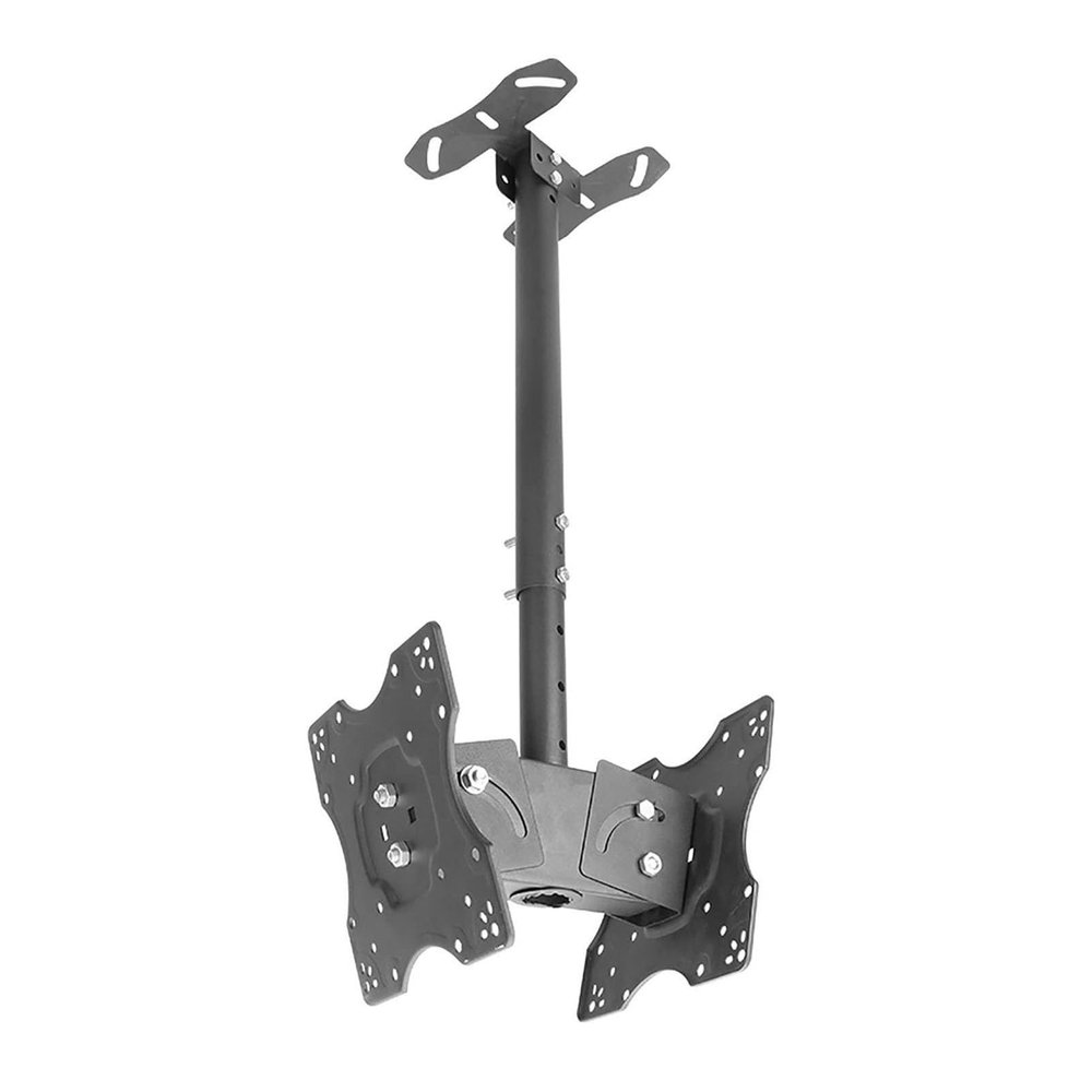 2 Sided Ceiling TV Mount Bracket, Telescoping Ceiling TV Mount, for TVs 20-32 Inches, Tilt and Rotatable TV Stand, Max Weight 60lbs Per Screen
