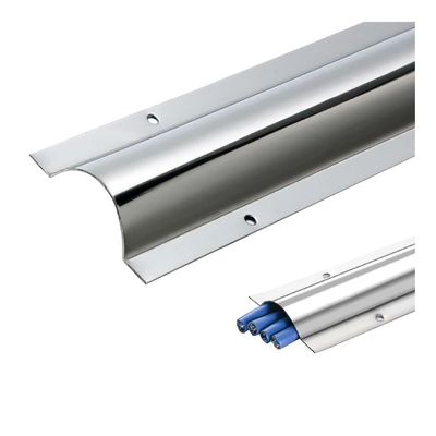 3.3' Stainless Steel Wire Guard/Raceway Cord Cover, Cable Management Hider/Protector with Screws for Home/School/Factory/Office(No.4,3pcs)