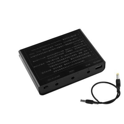 5V 9V 12V Output 60W Ups Uninterrupted Power Supply DIY Power Banlk Box for House Router Cellphone Tablet Modem Without Batteiry